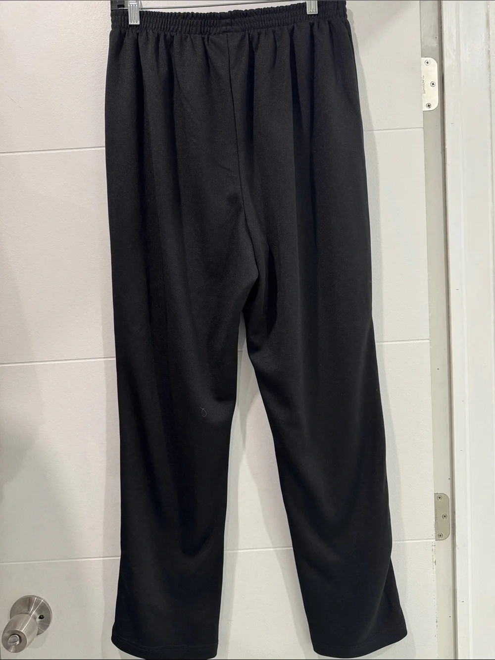 Roaman's Black Women's Pull-On Jogger Pants Style 25-2584-8  ( 100 % polyester